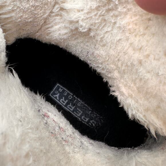 Sperry Top-Sider Ripwater Faux Fur Rubber Brown Leather Rain Boots Size 9 - Picture 7 of 8